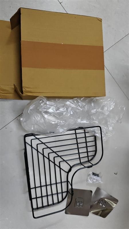 𝗖𝗼𝗿𝗻𝗲𝗿 𝗥𝗮𝗰𝗸-𝗦𝘁𝗮𝗶𝗻𝗹𝗲𝘀𝘀 𝗦𝘁𝗲𝗲𝗹 𝗦𝗲𝗹𝗳 𝗔𝗱𝗵𝗲𝘀𝗶𝘃𝗲 𝗕𝗮𝘁𝗵𝗿𝗼𝗼𝗺 𝗦𝗵𝗲𝗹𝗳 𝗖𝗼𝗿𝗻𝗲𝗿 𝗥𝗮𝗰𝗸 𝗳𝗼𝗿 𝗞𝗶𝘁𝗰𝗵𝗲𝗻 & 𝗕𝗮𝘁𝗵𝗿𝗼𝗼𝗺 𝗦𝗵𝗲𝗹𝘃𝗲𝘀 𝗕𝗮𝘁𝗵𝗿𝗼𝗼𝗺